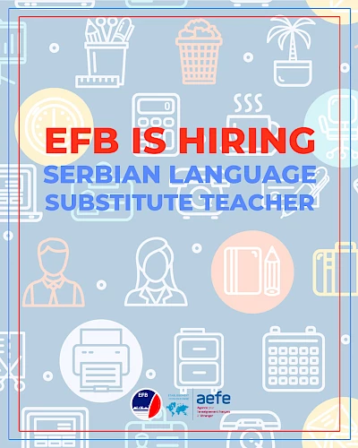 Professeur(e) de serbe remplaçant(e)