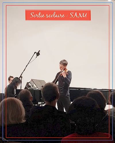 Sortie scolaire : SANU