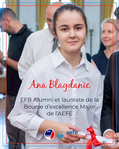 Ana Blagdanic EFB Alumni
