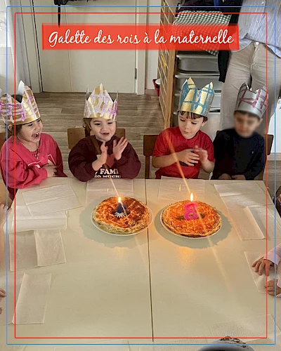 Galette des rois à la maternelle