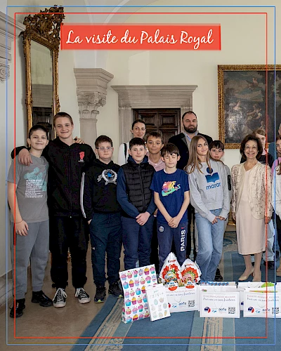 Sortie scolaire : Palais Royal Joy of giving
