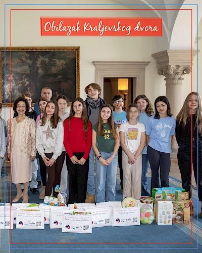 Sortie scolaire : Palais Royal Joy of giving