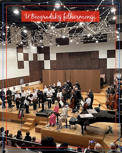 A la Philharmonie de Belgrade