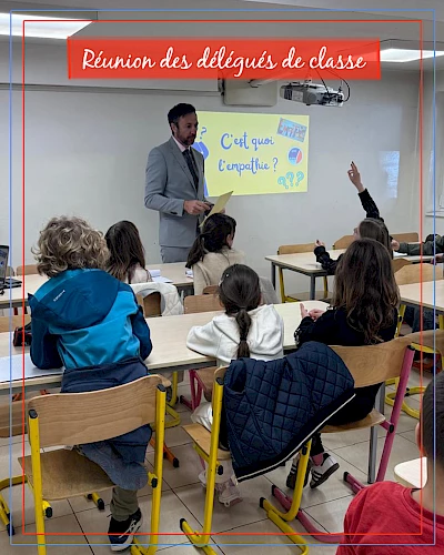 Réunion des déléguées de classe