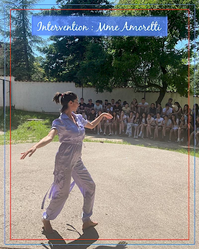 Intervention : Mme Amoretti