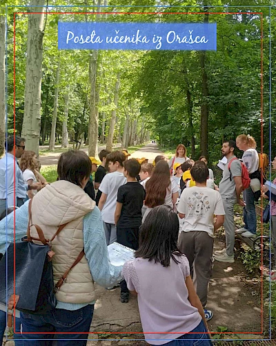 Visite des élèves d'Orasac