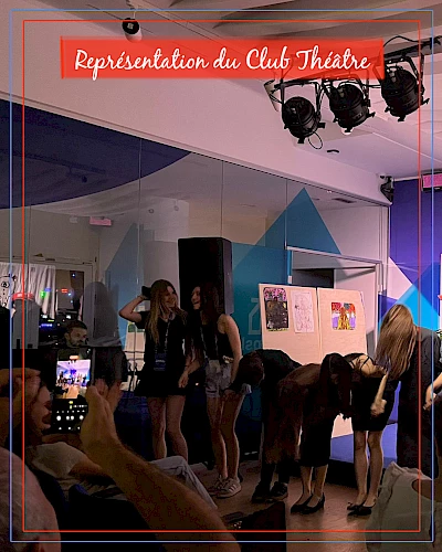 Représentation du Club théâtre