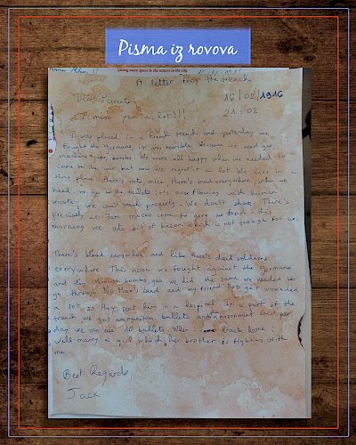 Letters from the trenches